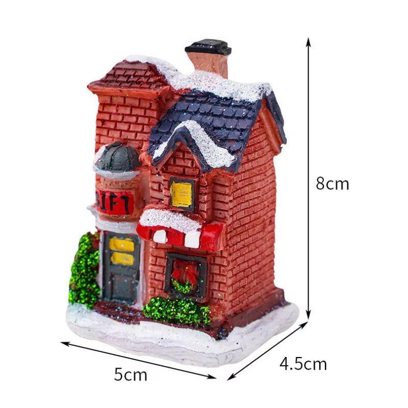 Christmas House Light Decorations for Home Ornaments Kids Xmas Gift New Year 2022 Navidad Decor Bedroom Night Light with Battery