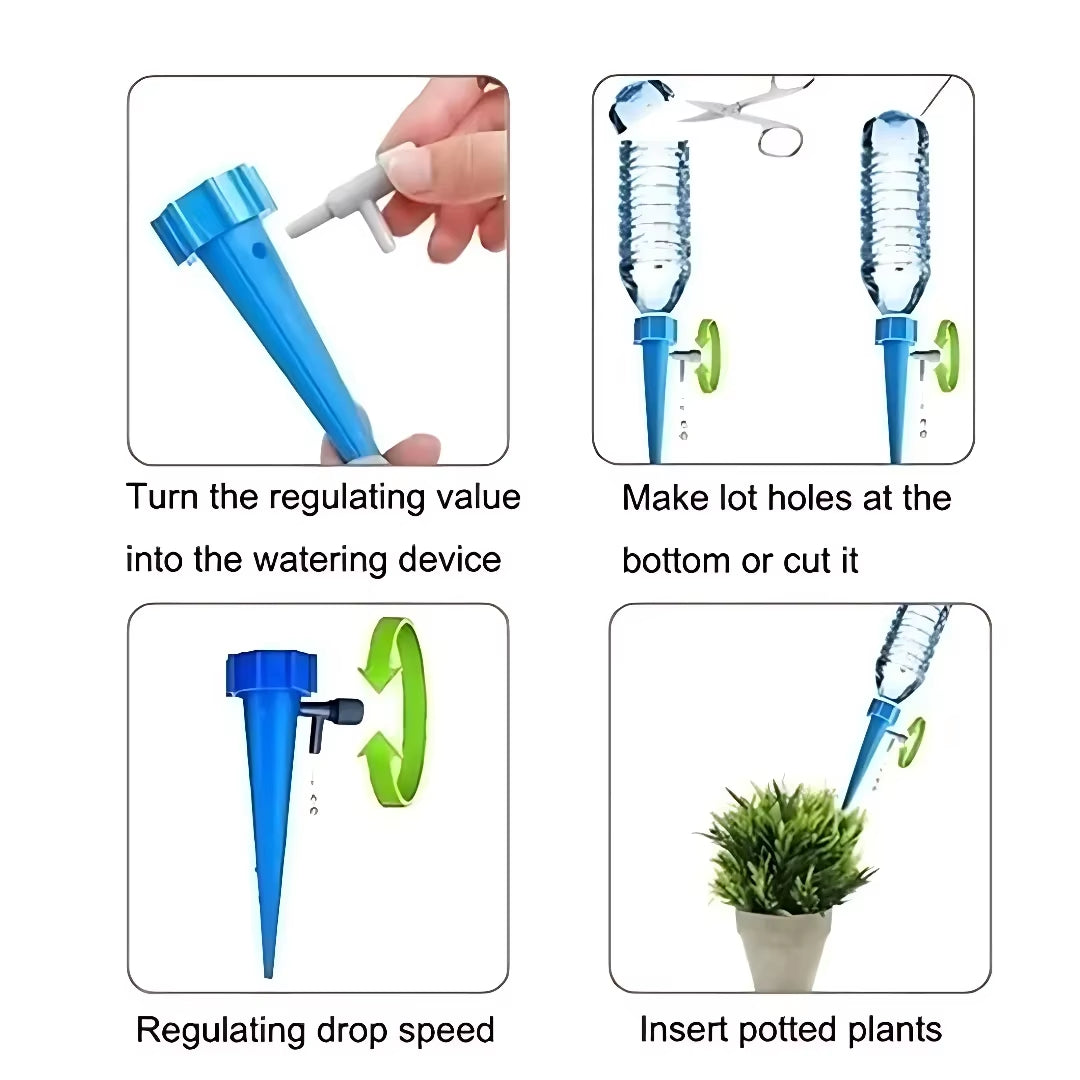 Self Watering Kits Waterers Drip Irrigation Indoor Plant Watering Device Gardening Flowers and Plants Automatic Waterer Gadgets