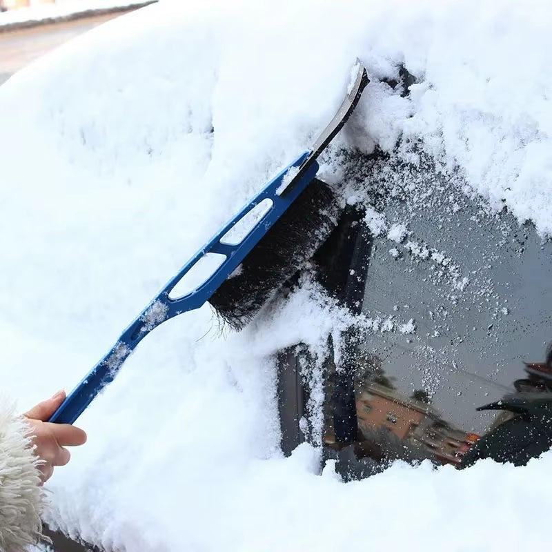 Snow Removal Shovel for Automobile Multi-Function Two-In-One Ice Removal Shovel Scraping Snow Shovel Winter Snow Removal Tools