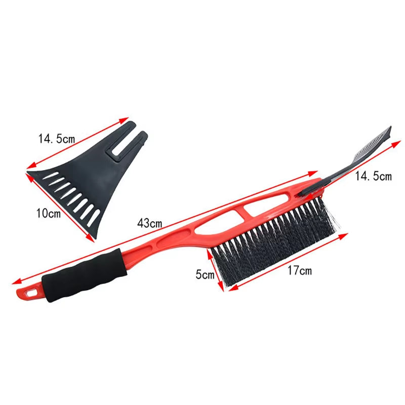 Snow Removal Shovel for Automobile Multi-Function Two-In-One Ice Removal Shovel Scraping Snow Shovel Winter Snow Removal Tools