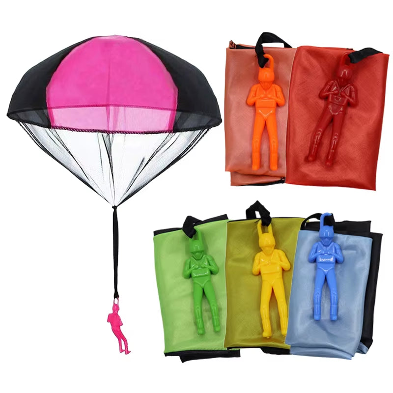 Hand Throwing Parachute Mini Soldier Camouflag for Kids Outdoor Toys Game Educational Flying Sport for Children Gifts TMZ