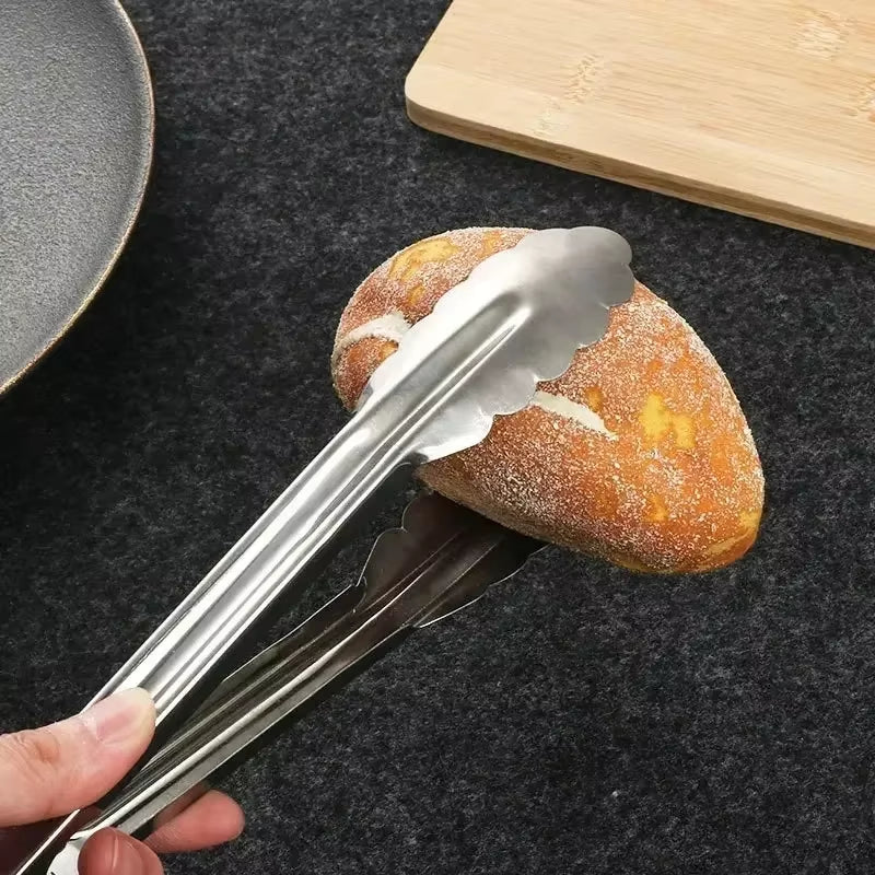 Home Food Tongs Utensils for Kitchen Buffet Meat Kitchens Accessories Accessory Bone Stainless Steel Bread Clip Cooking Tools