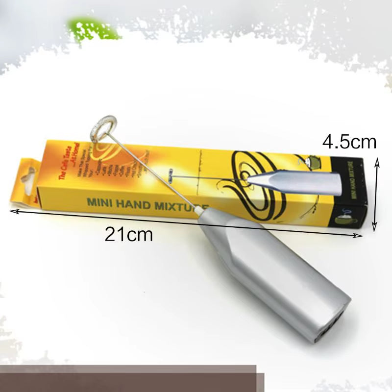 Electric Mixer Milk Beater Double for Head Coffee Frother Foamer Machine Stainless Steel for Home Kitchen Processor