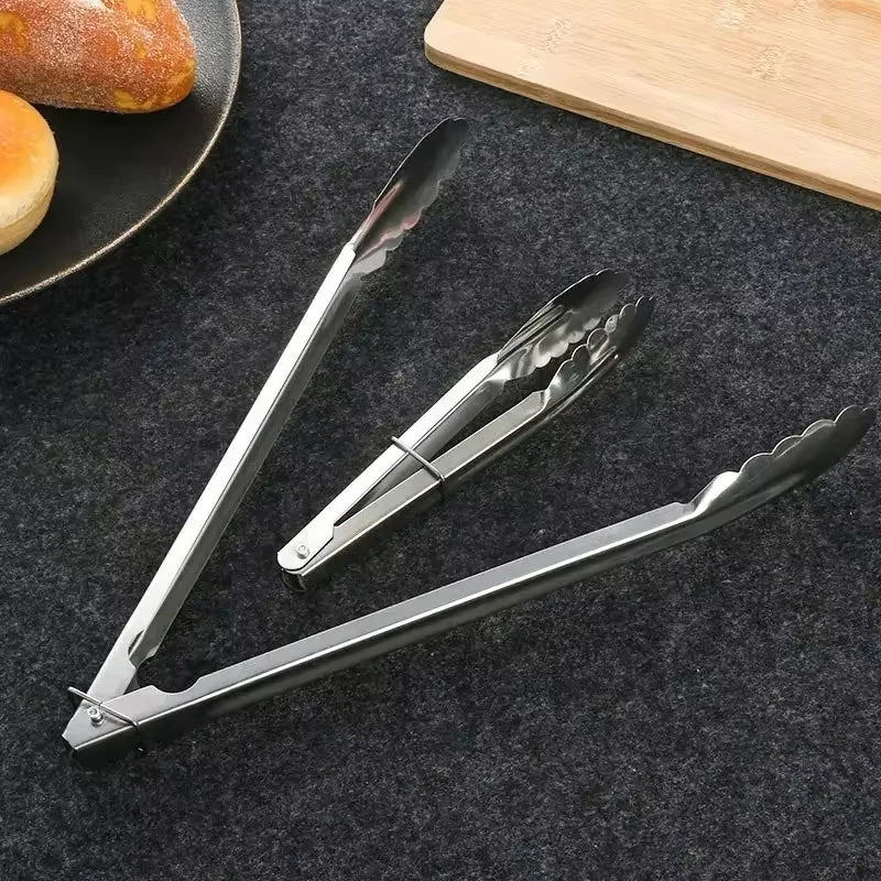 Home Food Tongs Utensils for Kitchen Buffet Meat Kitchens Accessories Accessory Bone Stainless Steel Bread Clip Cooking Tools