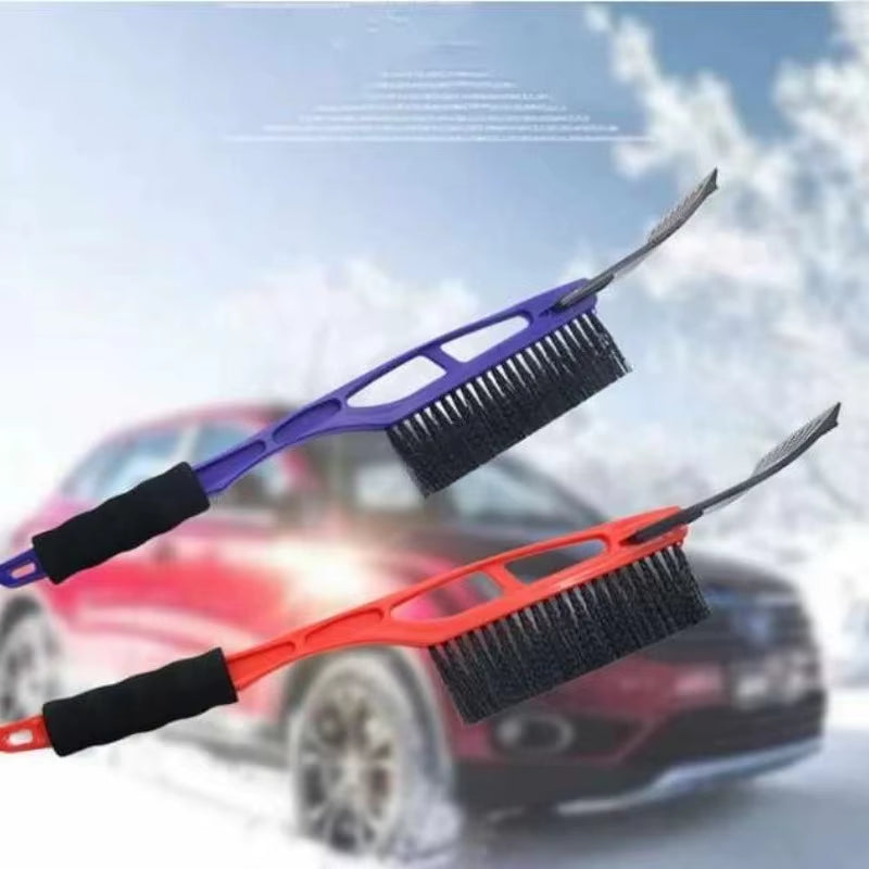 Snow Removal Shovel for Automobile Multi-Function Two-In-One Ice Removal Shovel Scraping Snow Shovel Winter Snow Removal Tools
