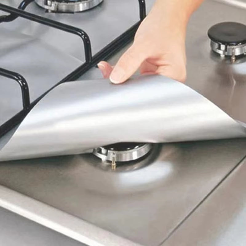 5/15PCS Dirt-Resistant Heat Resistant Non-Stick Protective Gas Stove Pad Non-Stick Reusable Scratch Protector Pads