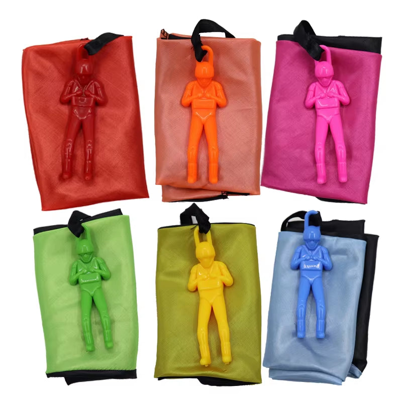 Hand Throwing Parachute Mini Soldier Camouflag for Kids Outdoor Toys Game Educational Flying Sport for Children Gifts TMZ